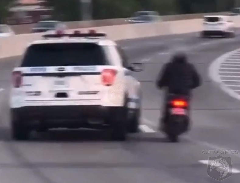 WATCH: Road Raging NYPD Cruiser Repeatedly Swerves At Scooter Rider On Highway 